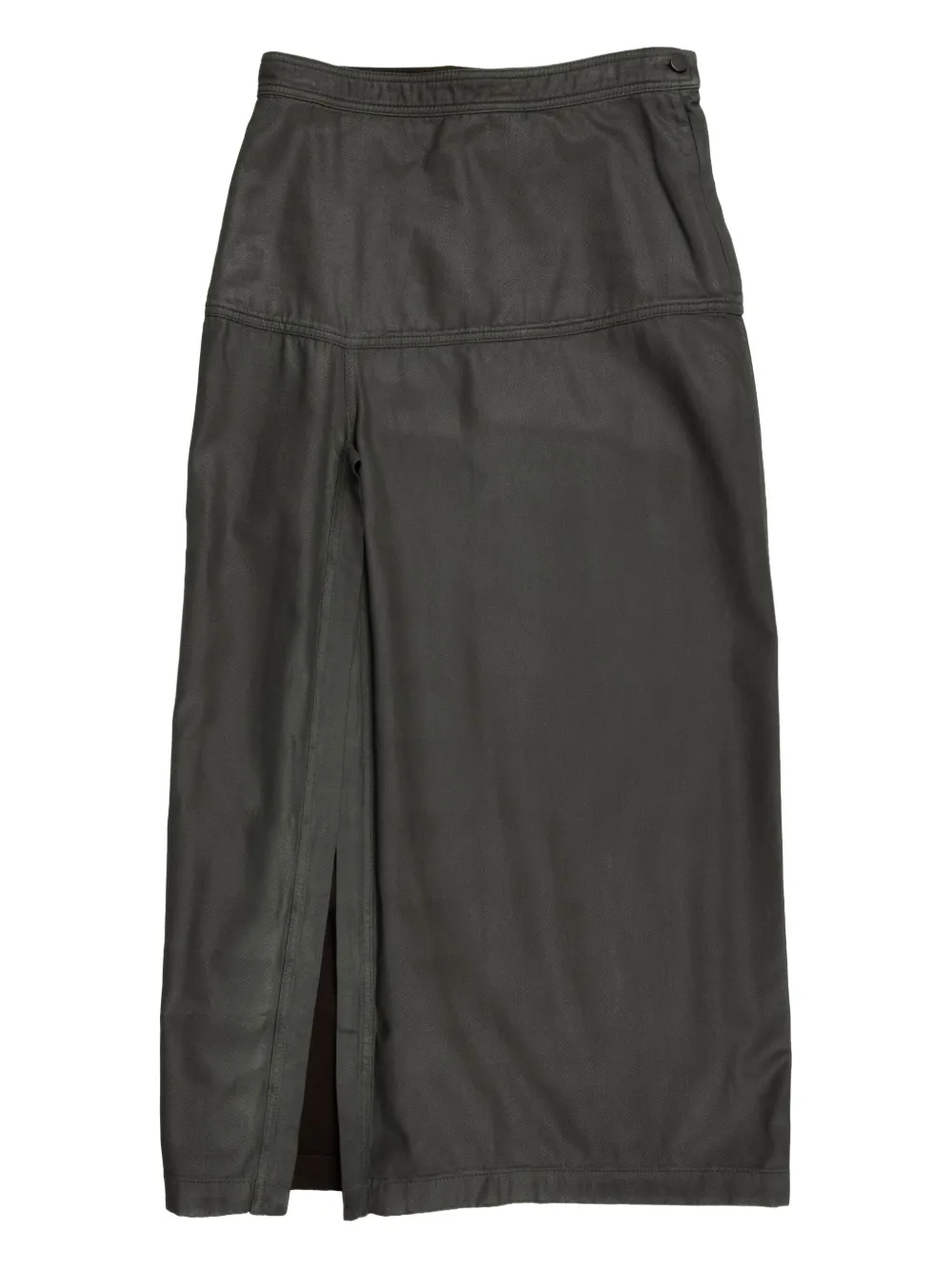LEMAIRE cotton straight skirt - ブラック LEMAIRE cotton straight skirt - ブラック