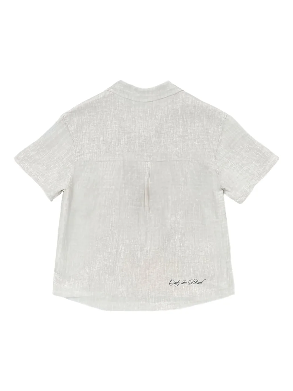 Only the Blind Botanical linen shirt Beige