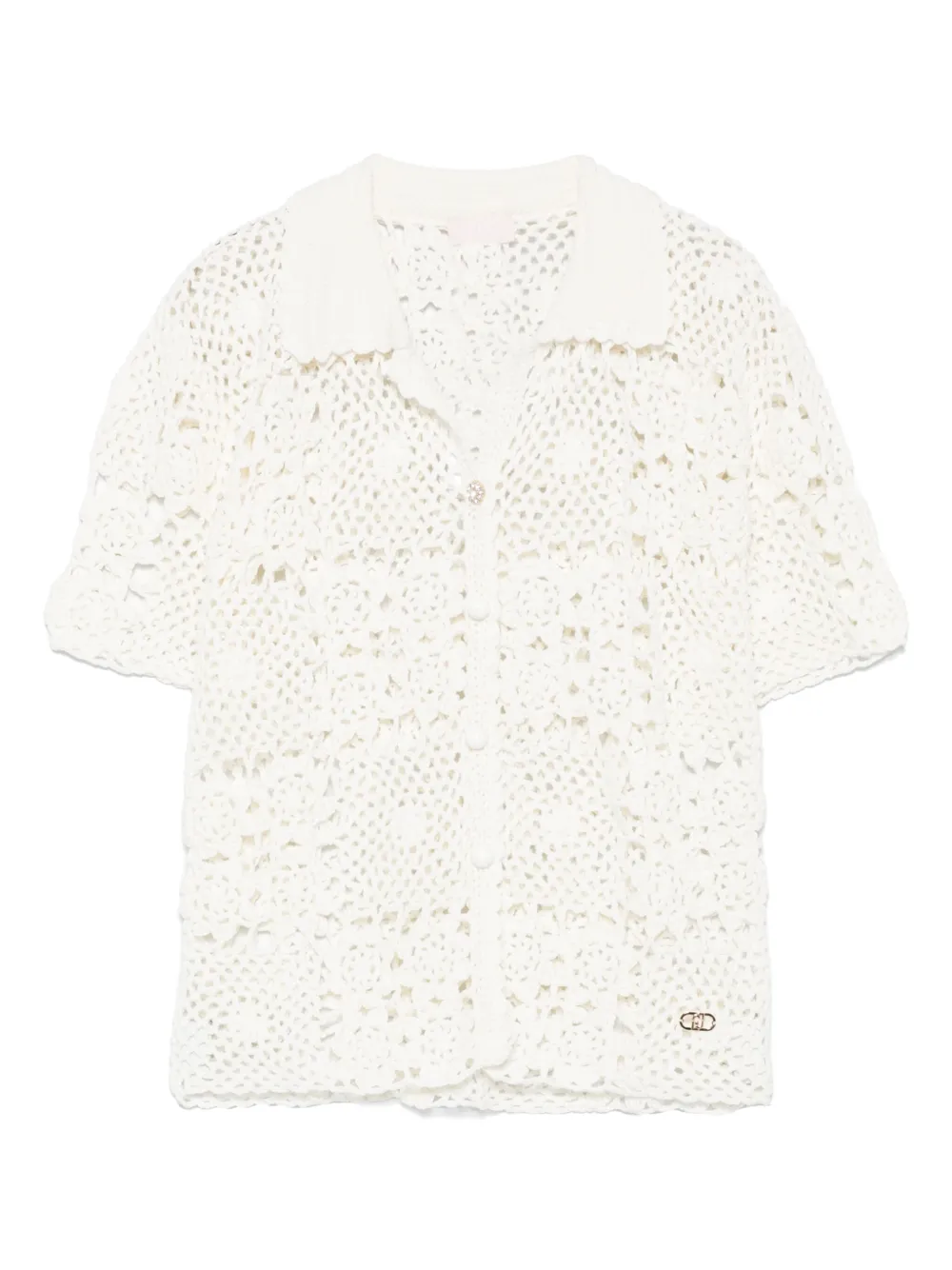 LIU JO open-knit cardigan | White | Image 1