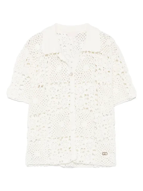 LIU JO cardigan en maille ajouré