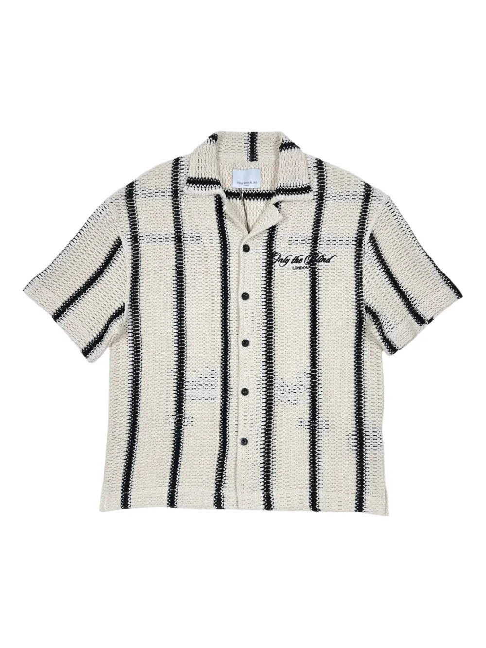Only the Blind camisa con rayas estampadas | blanco | Image 1