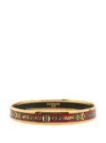 Hermès Pre-Owned 20th Century Narrow Cloisonne Enamel Bangle 62 costume bracelet - Gold
