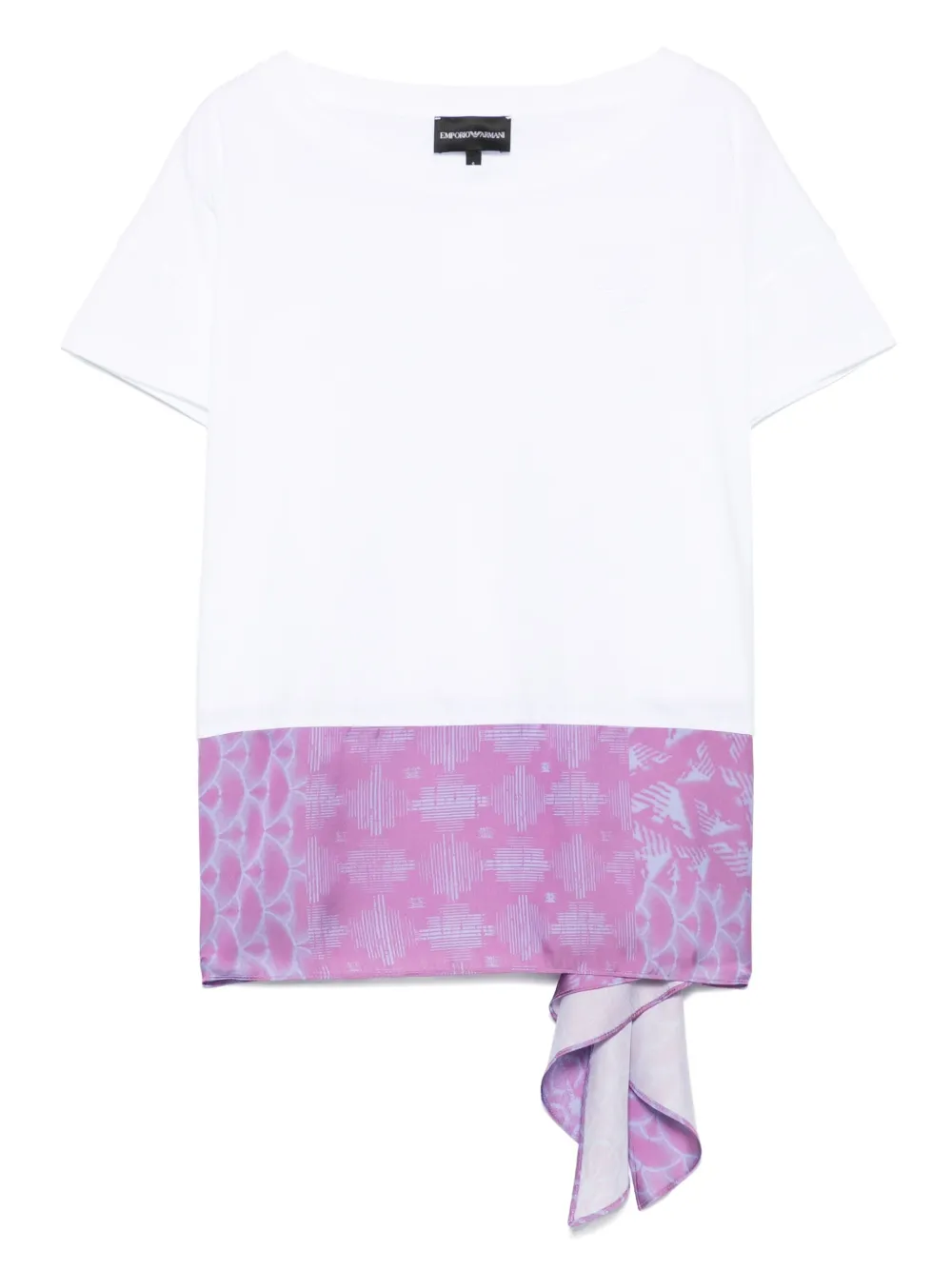 EMPORIO ARMANI LOGO-EMBROIDERED T-SHIRT