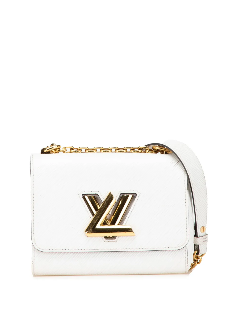Louis Vuitton Pre-Owned 2018 エピ ツイスト PM ショルダーバッグ - ホワイト Louis Vuitton Pre-Owned 2018 エピ ツイスト PM ショルダーバッグ - ホワイト
