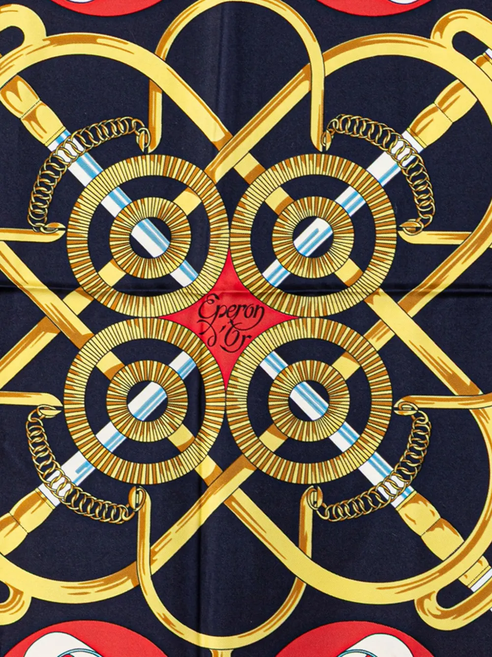 Hermès Pre-Owned mascada Eperon d'Or de seda 1990-2010 | Image 2