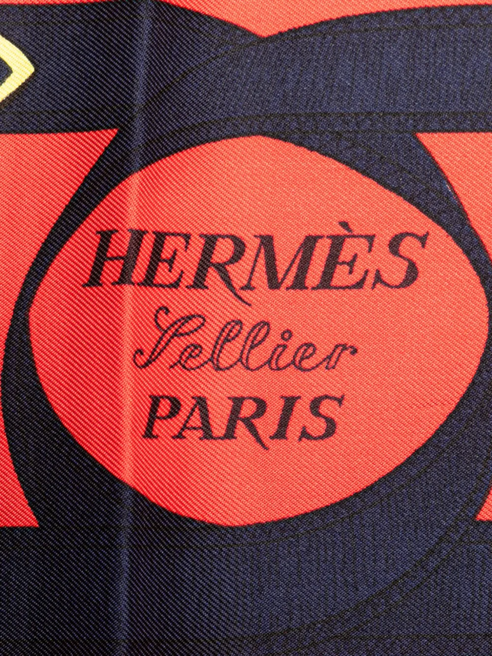 Pre-owned Hermes 1990-2010 Eperon D'or Silk Scarf Scarves In Blue