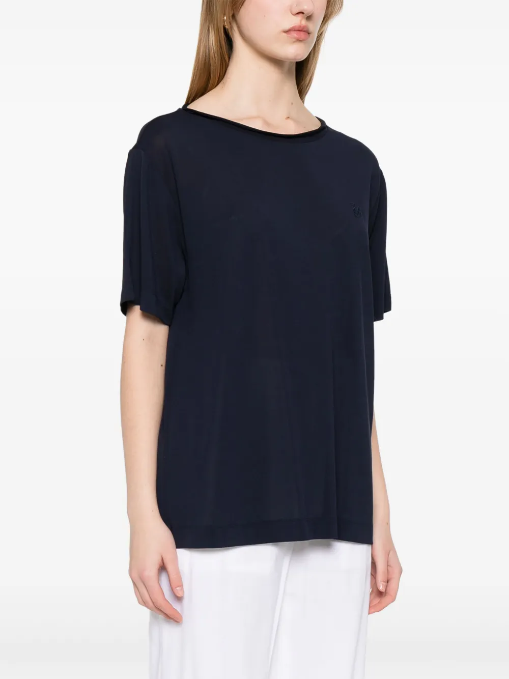 EMPORIO ARMANI LOGO-EMBROIDERED T-SHIRT