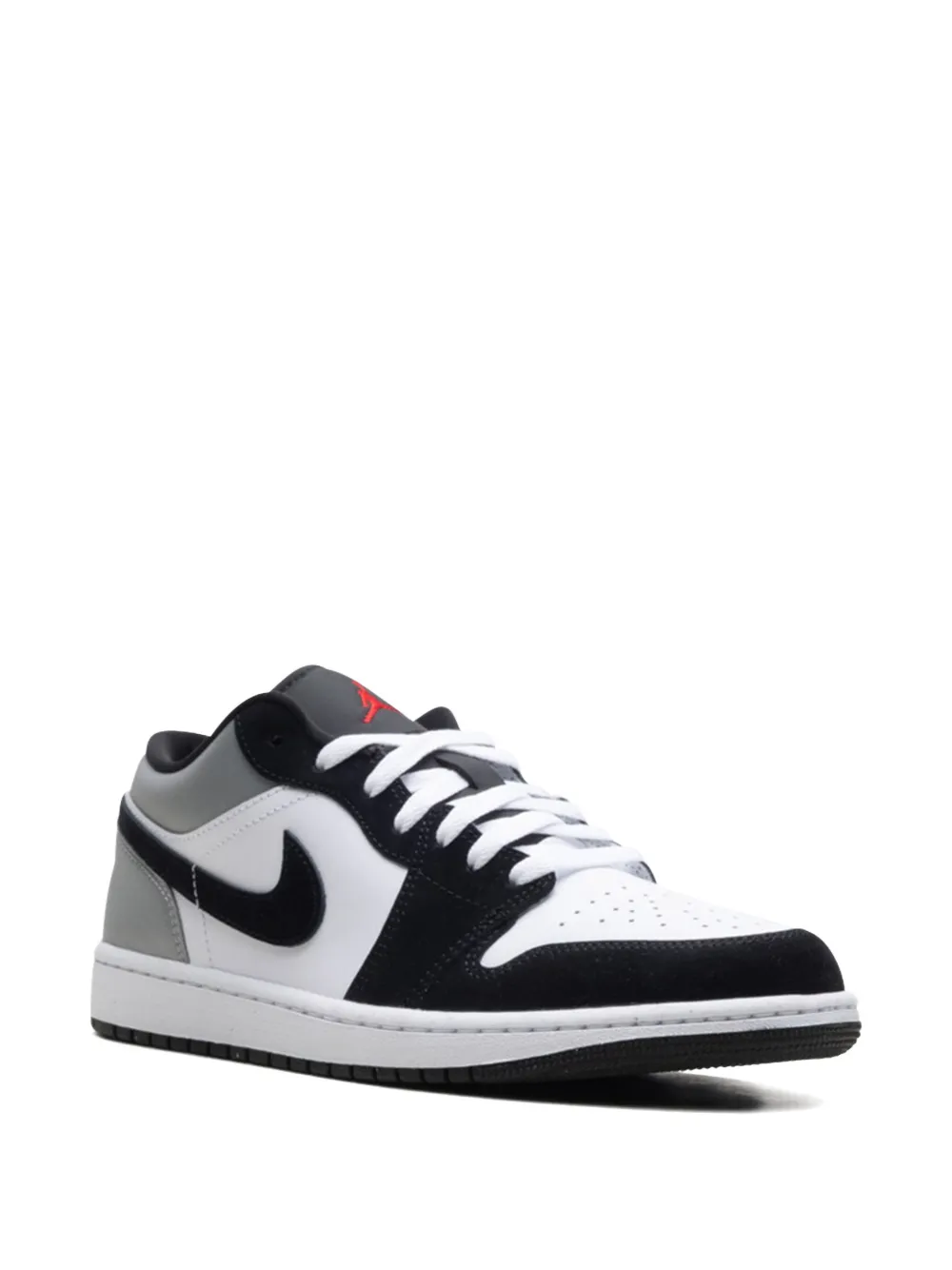 Jordan 1 Low SE "White Fire Red Black Matte Silver" sneakers