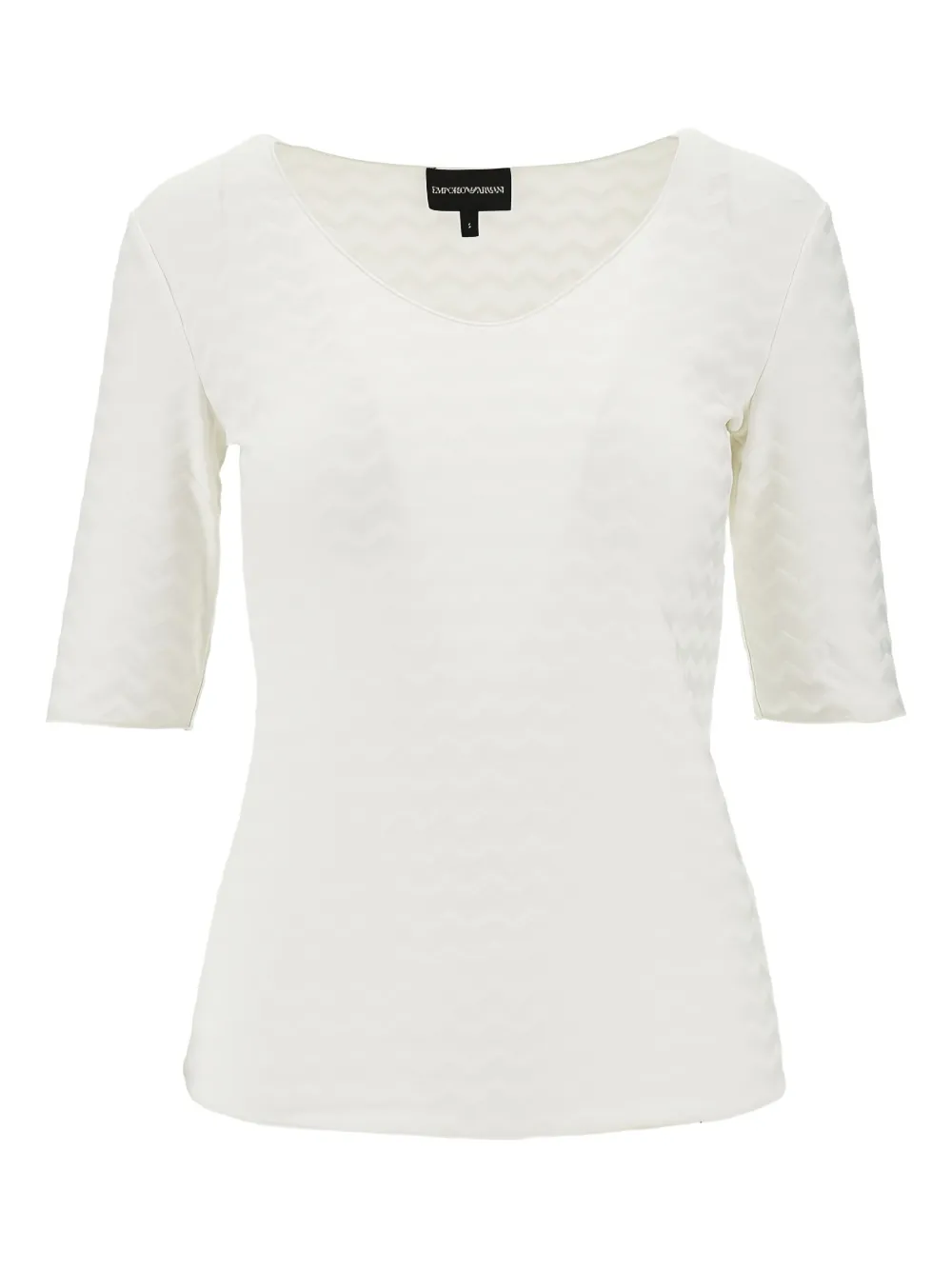Emporio Armani Jersey T-shirt Wit