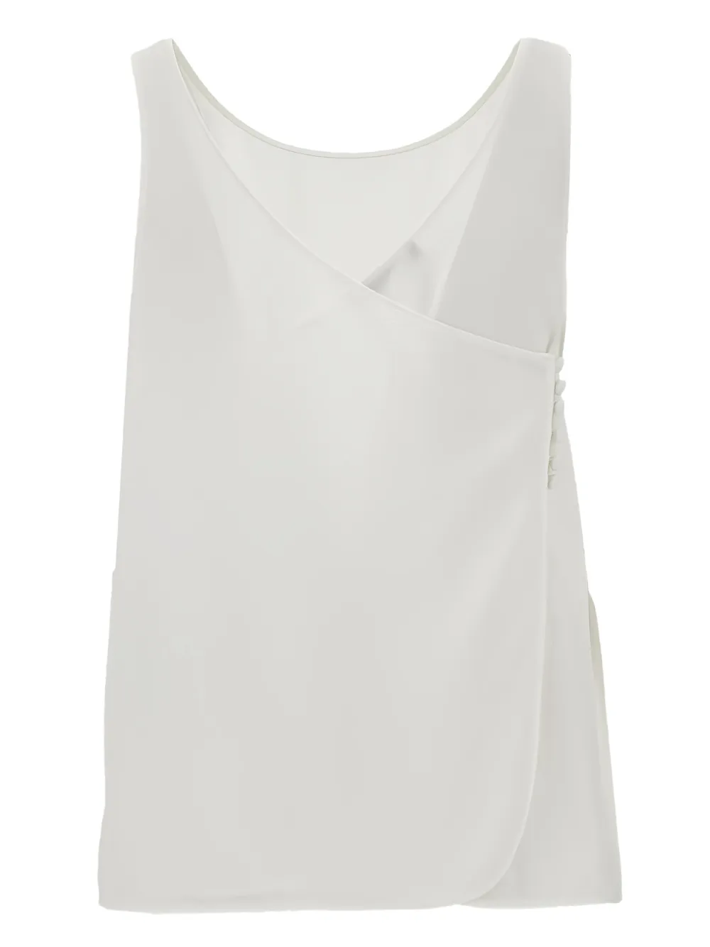 Emporio Armani Crêpe top Wit