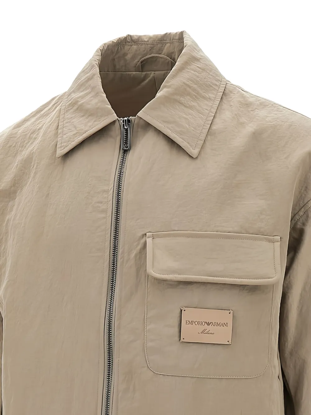 Emporio Armani Jaqueta com aplicação de logo | Camisa jaqueta | Image 2