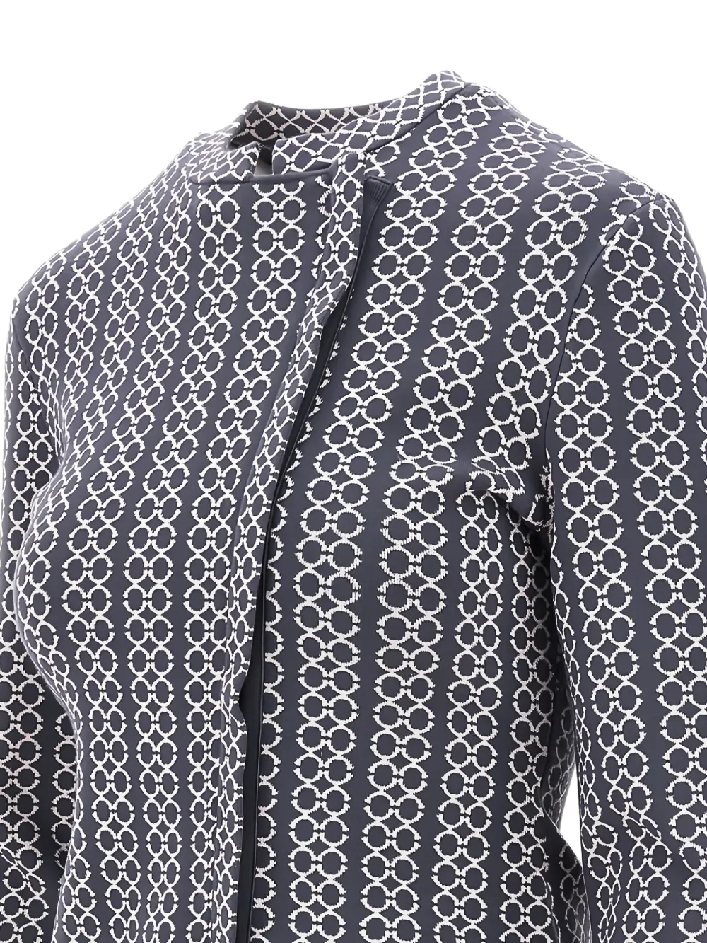 Emporio Armani geometric-pattern jacket | Fitted Jackets | Image 2