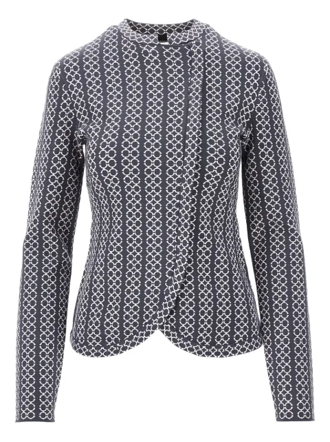 Emporio Armani جاكيت بنقش هندسي