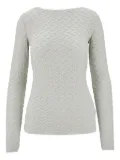 Emporio Armani textured T-shirt - Grey
