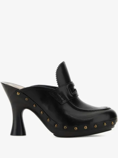 Burberry leather mules