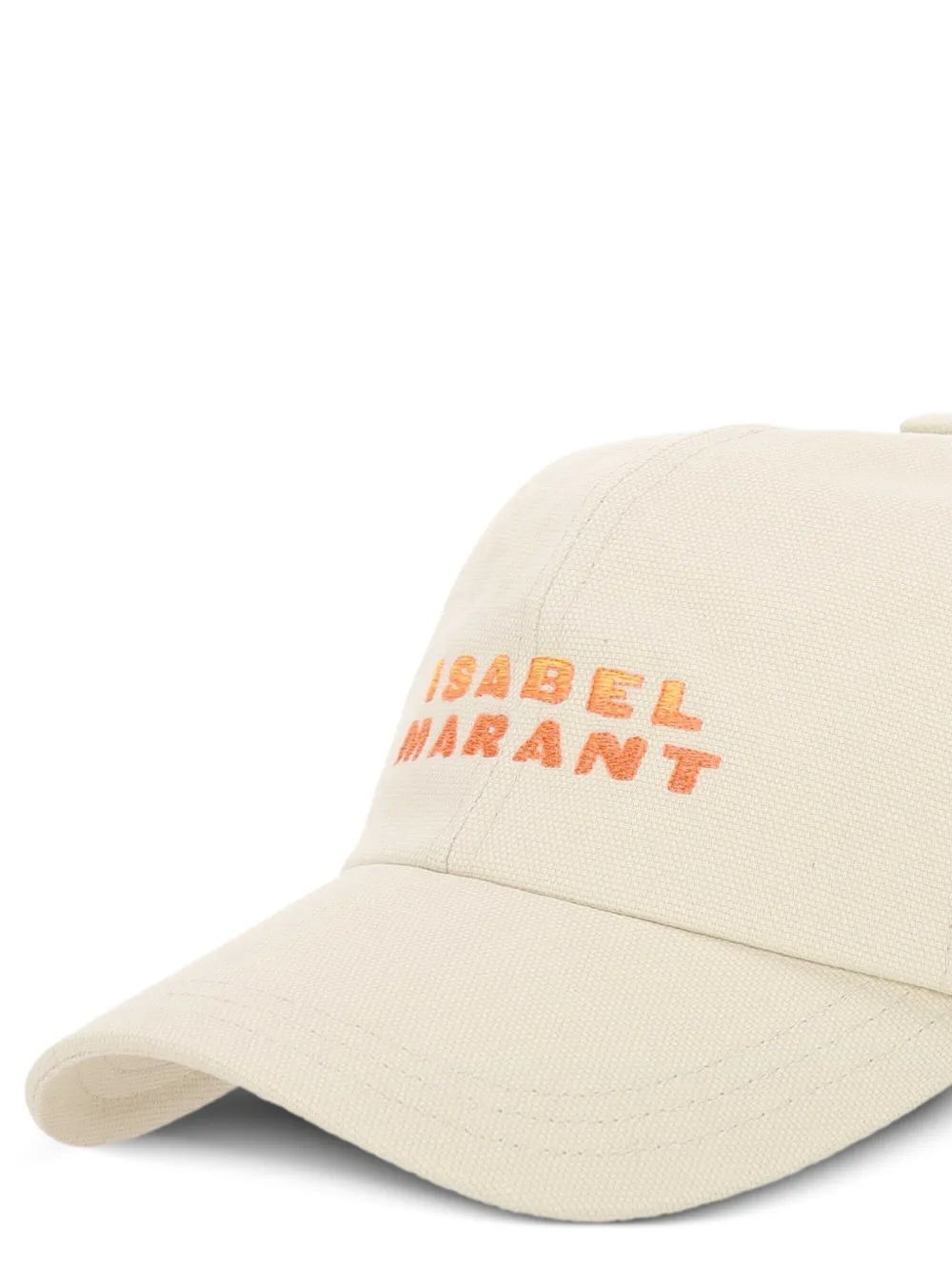 ISABEL MARANT Pet met geborduurd logo - Beige