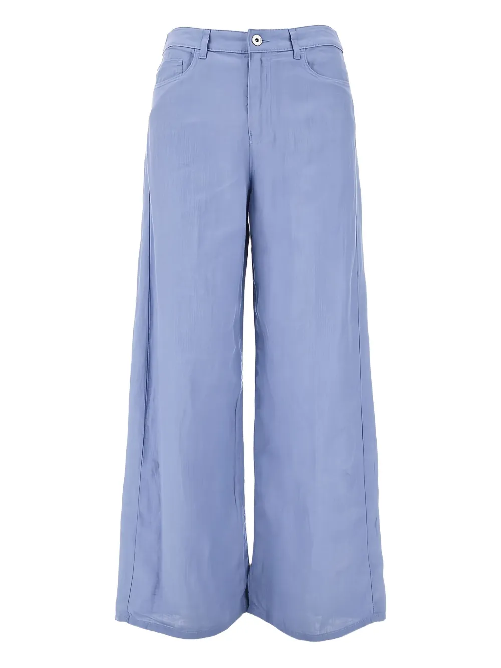 Emporio Armani Linnen broek Blauw