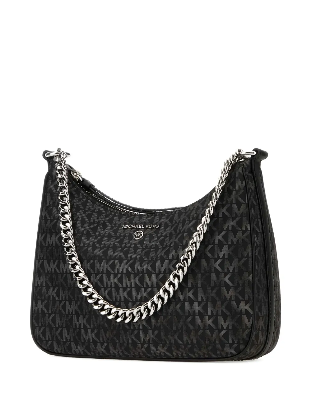 Michael Kors Schoudertas met monogram-print Zwart