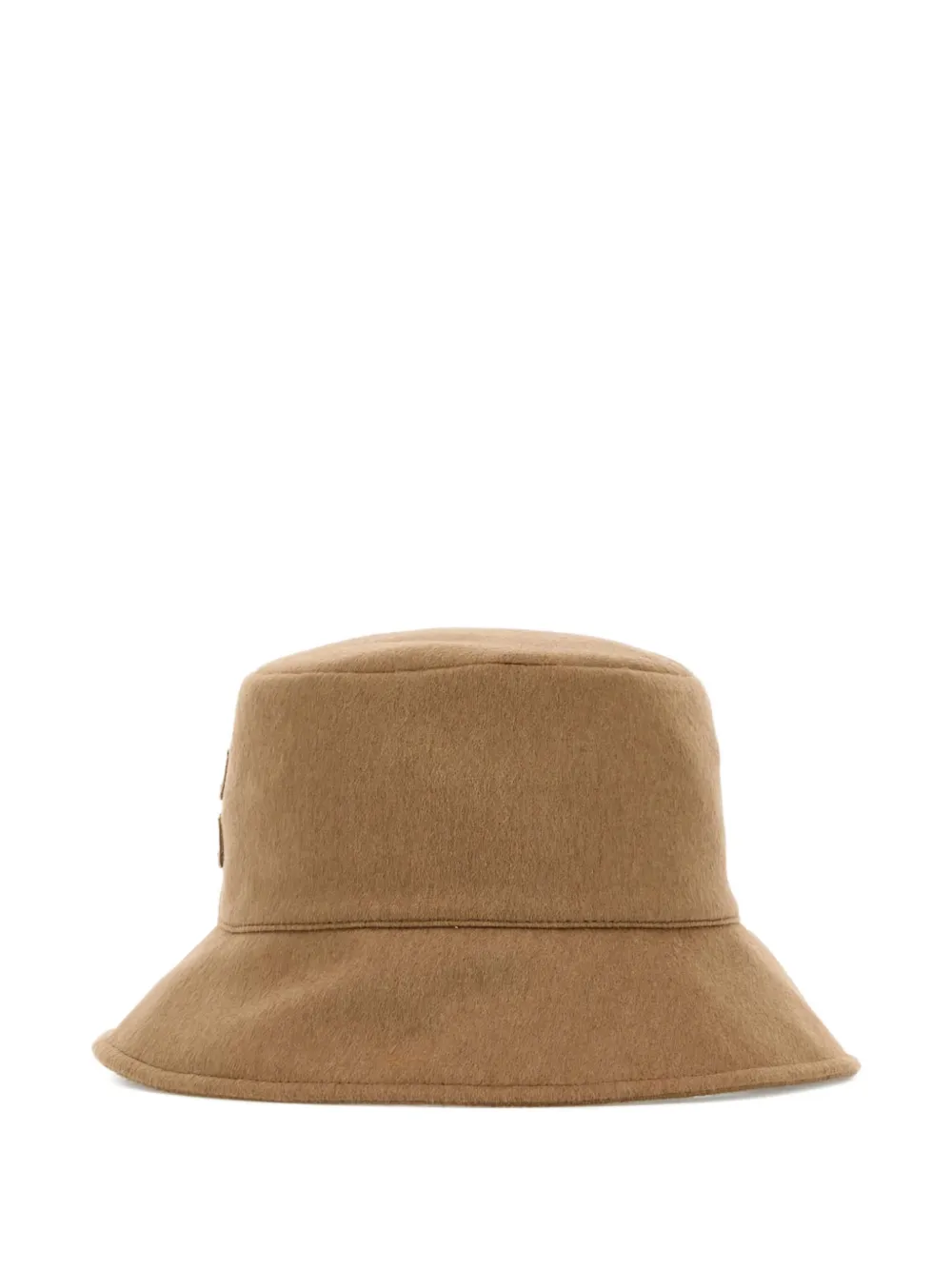 Miu Miu fiskehatt med logotyp | brun | Image 1