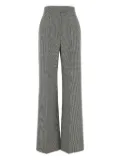 Alexander McQueen houndstooth wool trousers - Black