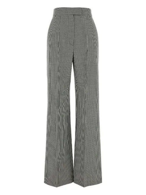 Alexander McQueen houndstooth wool trousers