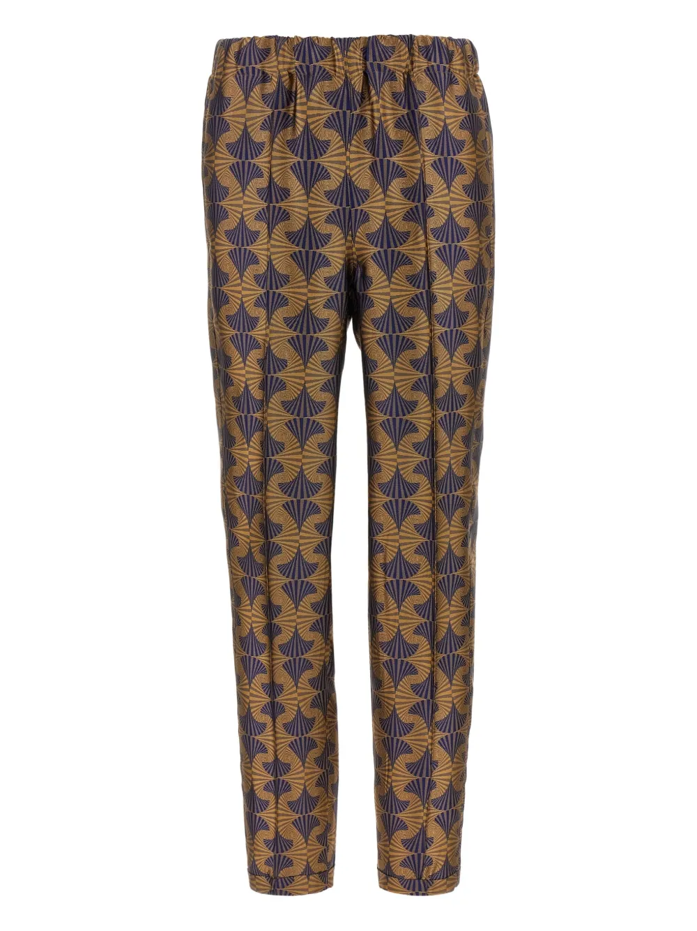 Alberto Biani Broek met jacquard-patroon Blauw