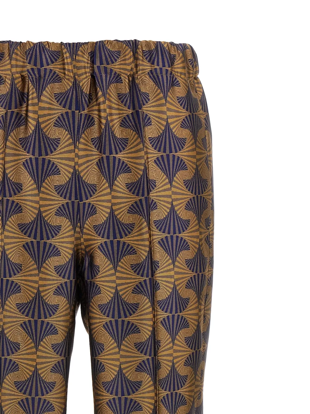 Alberto Biani Broek met jacquard-patroon Blauw