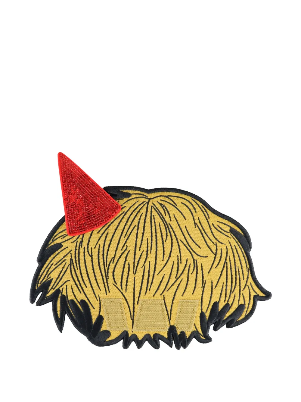 Walter Van Beirendonck Abnehmbarer Haar-Patch | Braun | Image 1