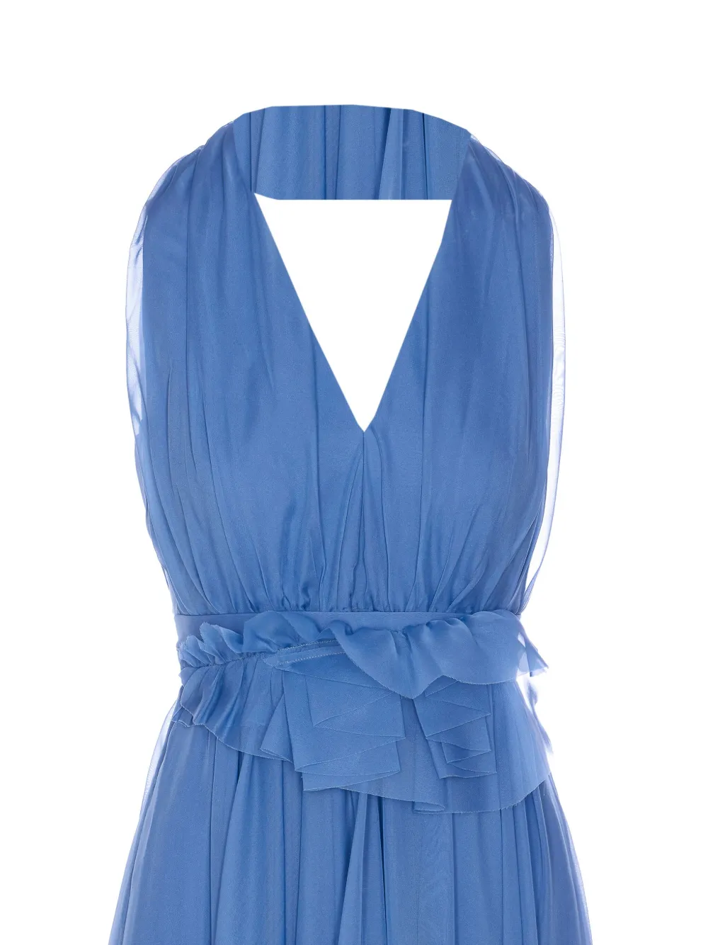 LIU JO Jurk met V-hals Blauw