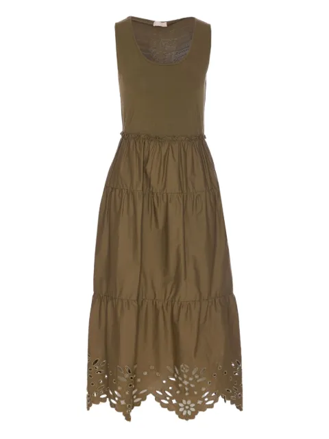 LIU JO cotton midi dress