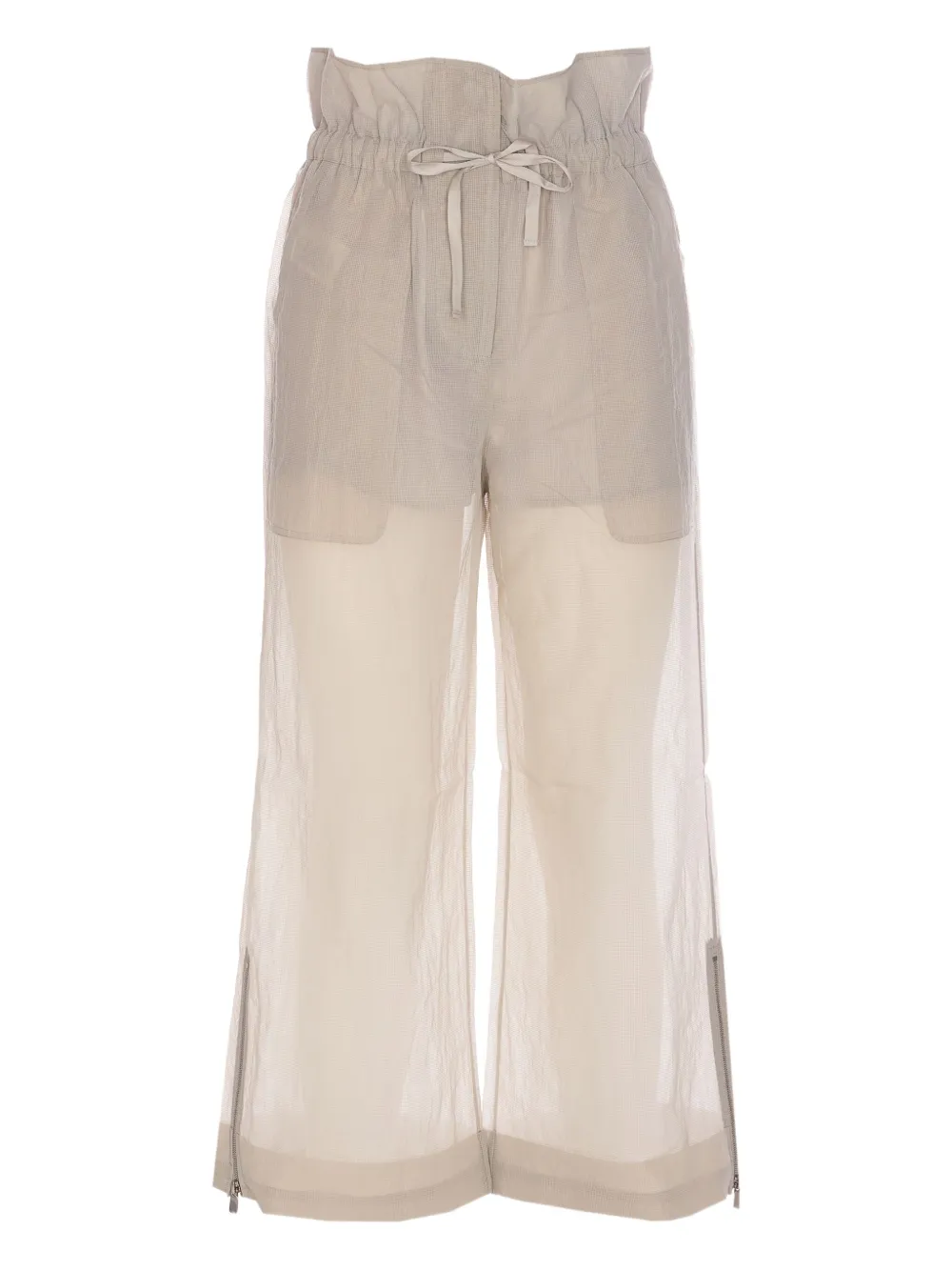 PINKO Calça reta com ajuste no cós | Cinza | Image 1