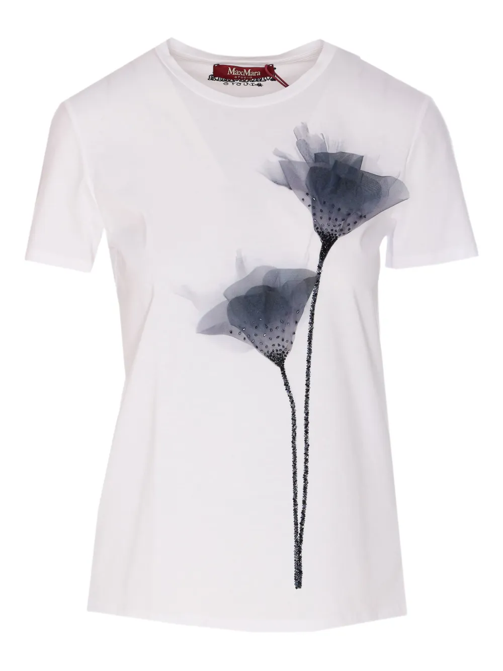 Max Mara playera con logo estampado | blanco | Image 1