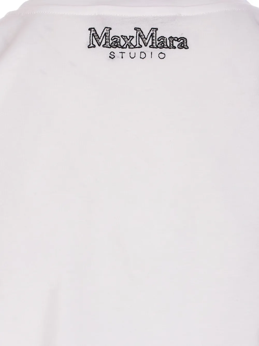 Max Mara T-shirt met logoprint Wit
