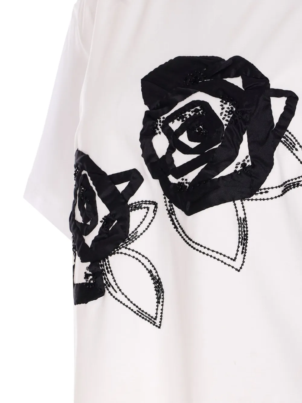 Max Mara T-shirt met bloemenprint Wit