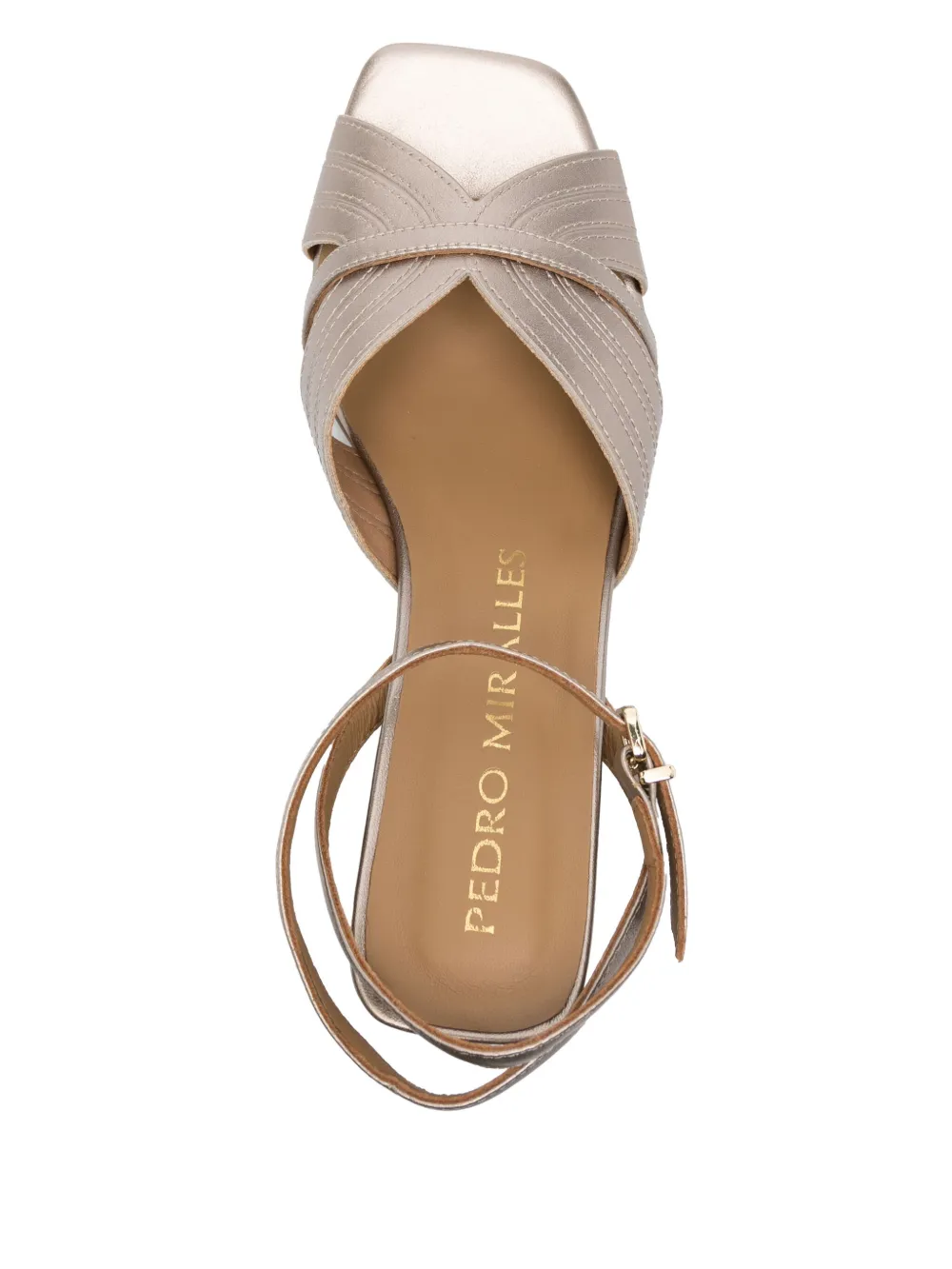 Pedro Miralles 70mm Viena sandals Gold
