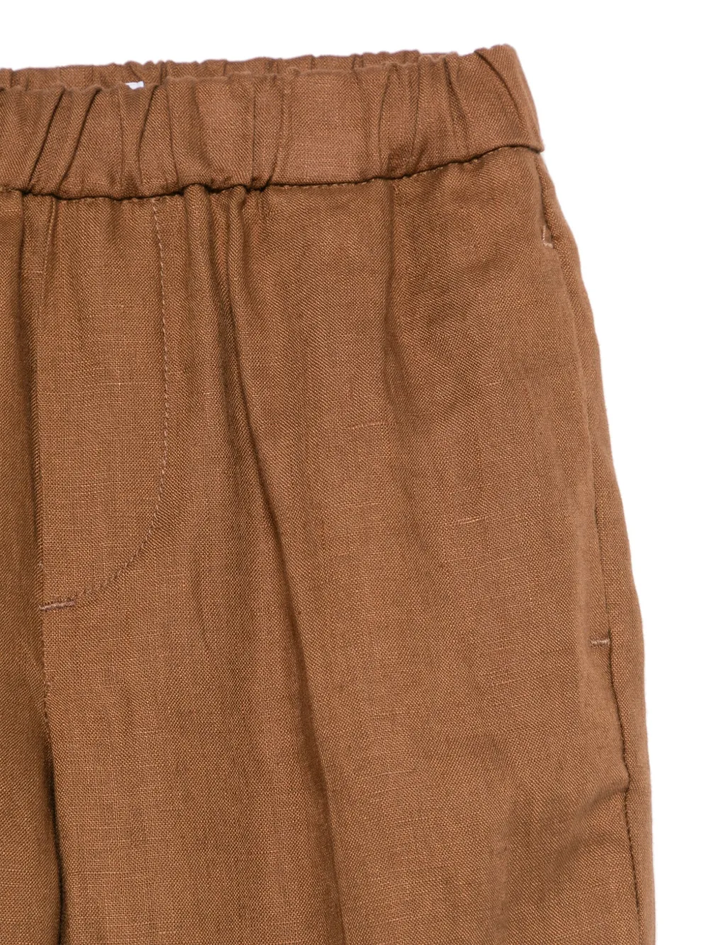 michael coal Linnen broek Bruin
