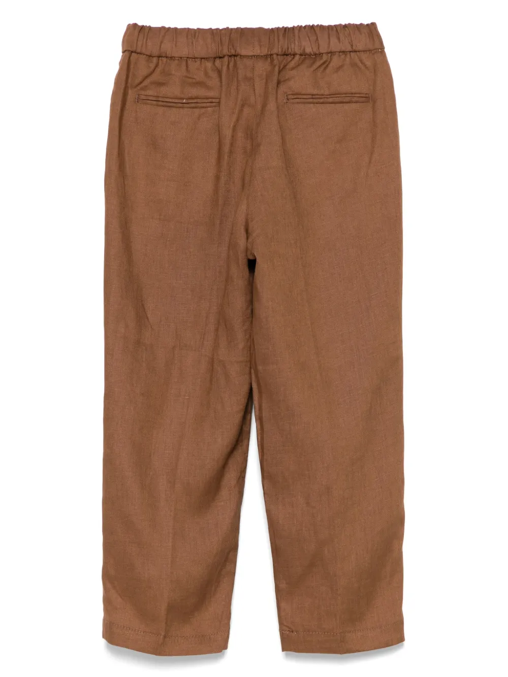 michael coal linen trousers | Boys Casual Trousers | Image 2