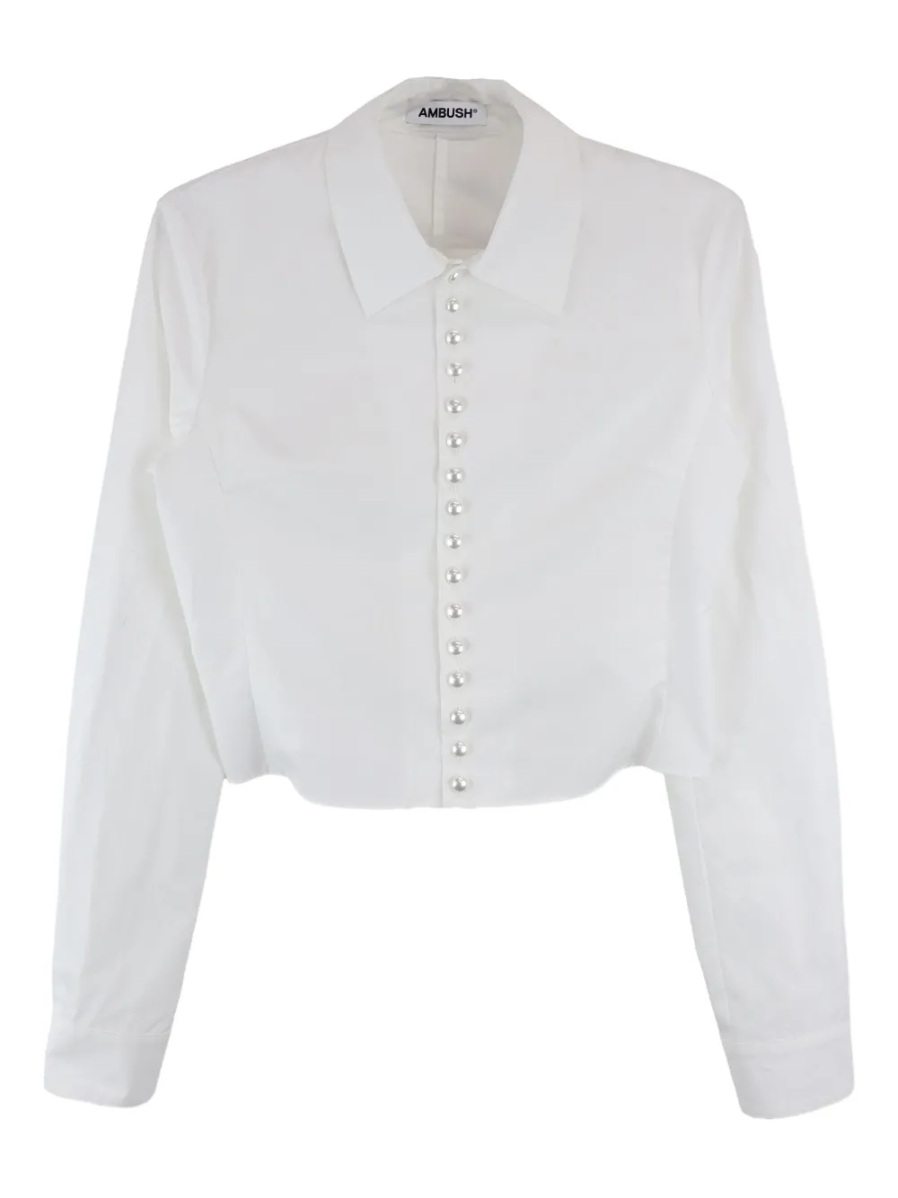 AMBUSH camisa con botones de perla | blanco | Image 1