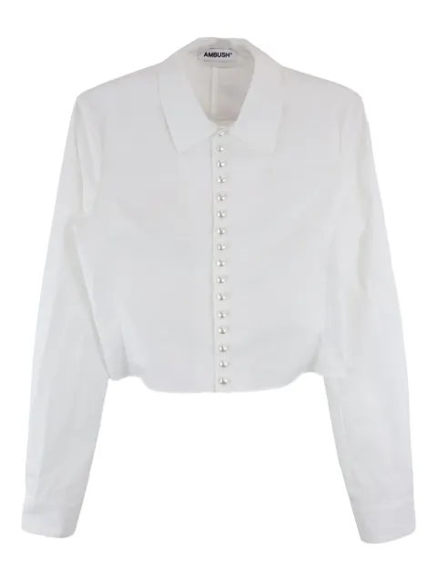 AMBUSH camisa con botones de perla