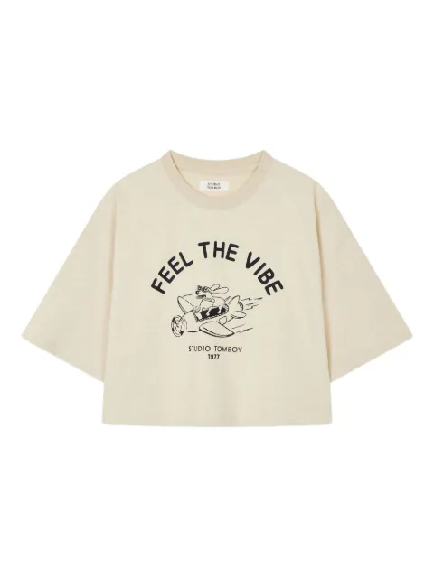 TOMBOY playera corta con logo gráfico