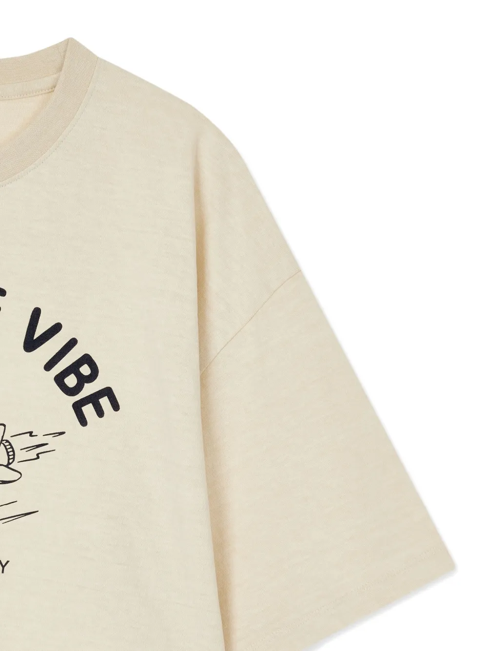 STUDIO TOMBOY T-shirt met print Beige