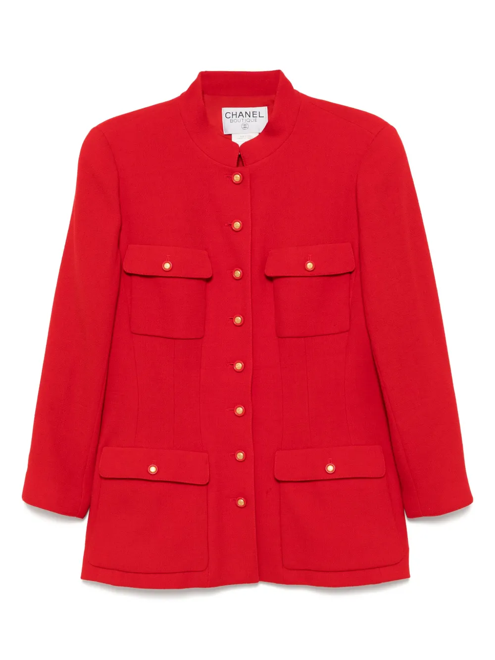 CHANEL Pre-Owned chamarra con botones 1996 | rojo | Image 1