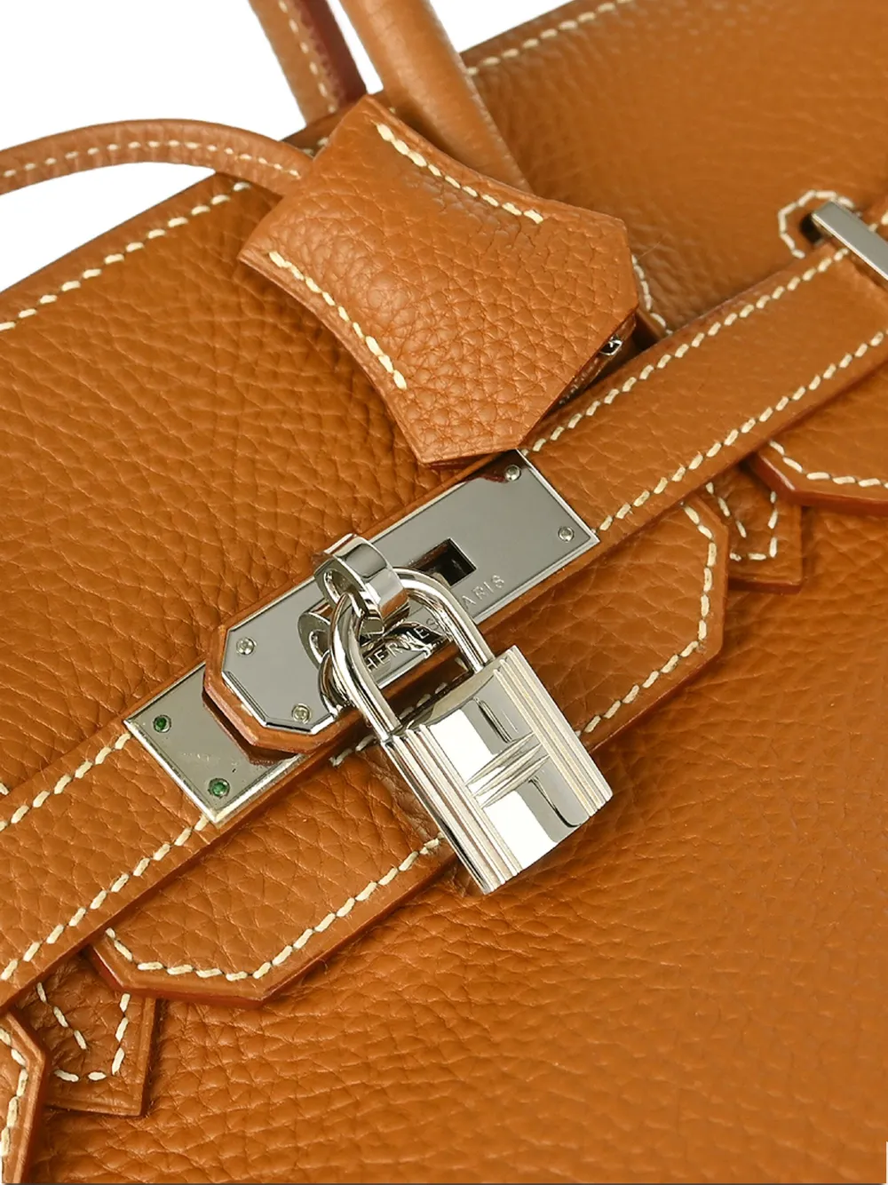 Pre-owned Hermes 2004 Birkin 30 Handbag In Neutral
