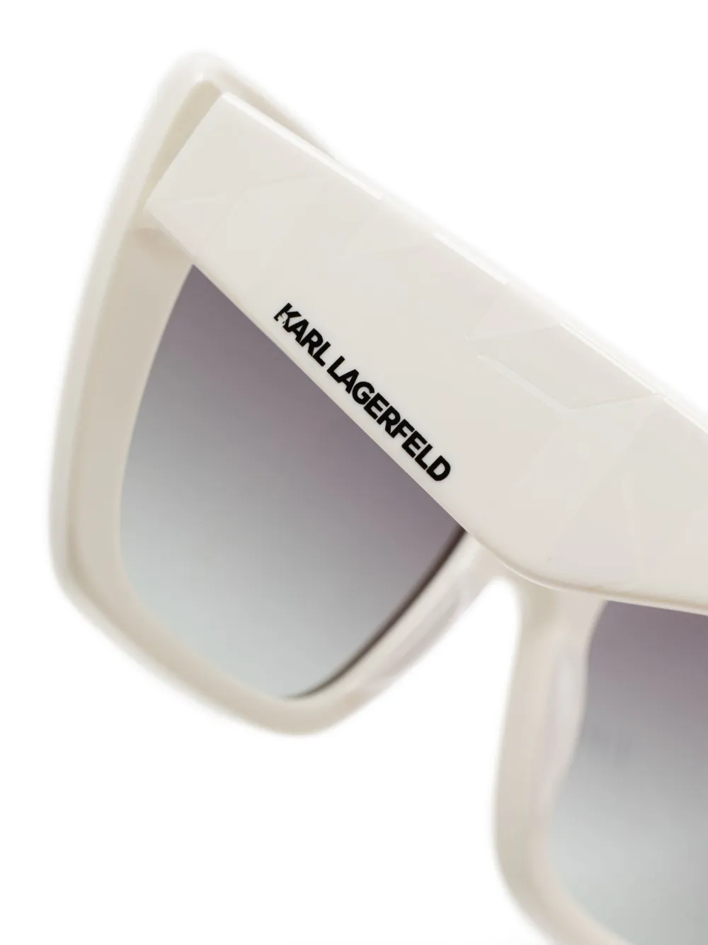 Karl Lagerfeld Zonnebril met cat-eye montuur Wit