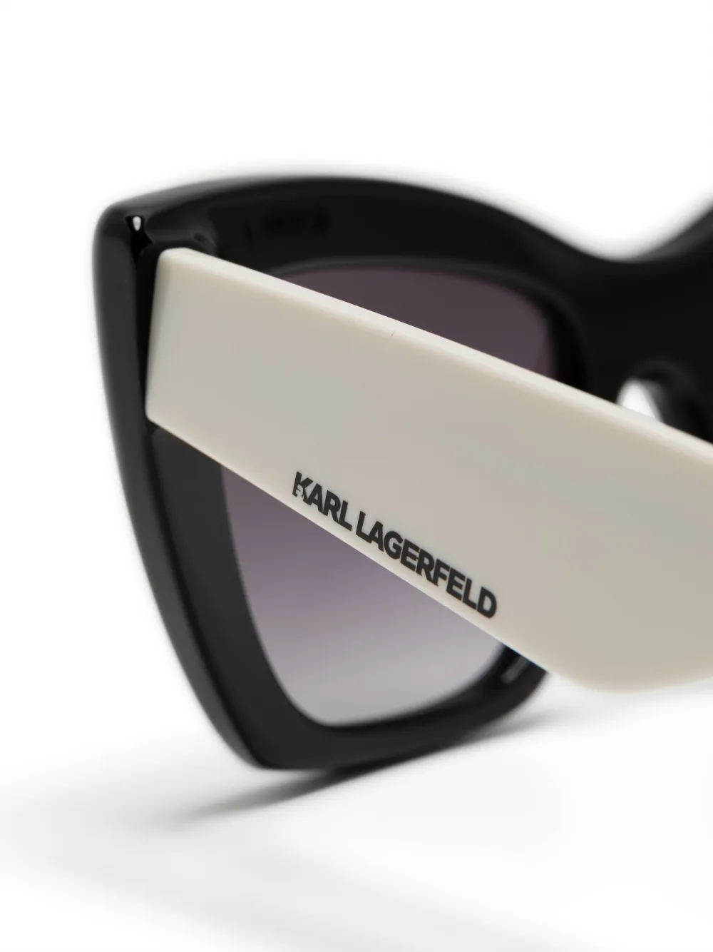 Karl Lagerfeld Zonnebril met cat-eye montuur Beige
