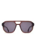 Mykita Amare geometric-frame sunglasses - Brown