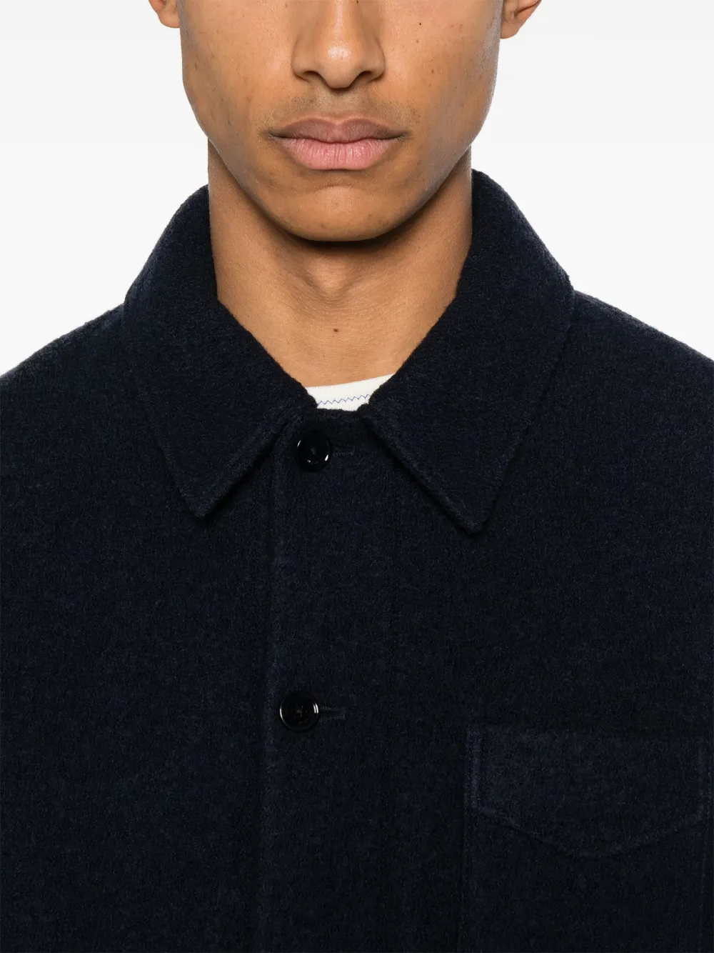 FURSAC Blazer met enkele rij knopen Blauw