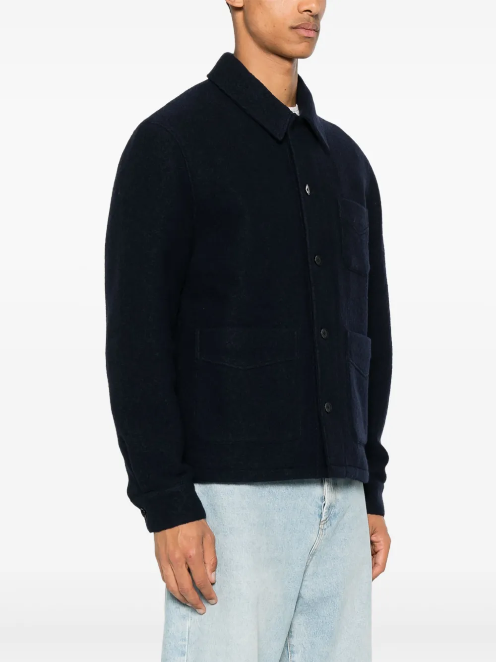 FURSAC Blazer met enkele rij knopen Blauw