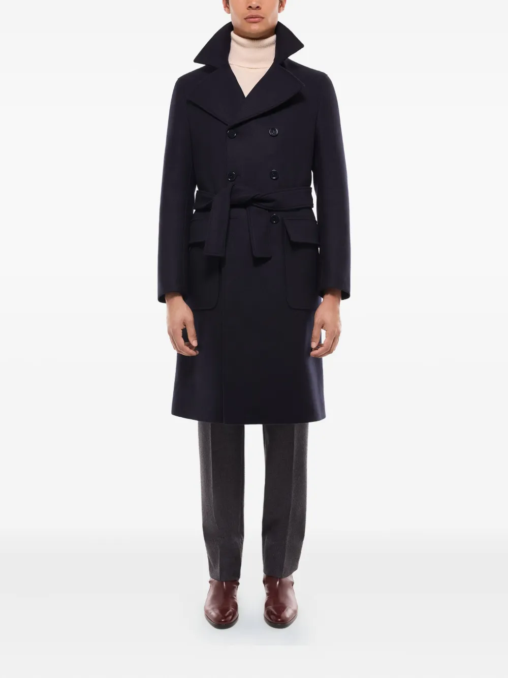FURSAC belted double-breasted coat | Double Breasted Coats | Image 2