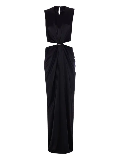 Max Mara vestido de seda satinado